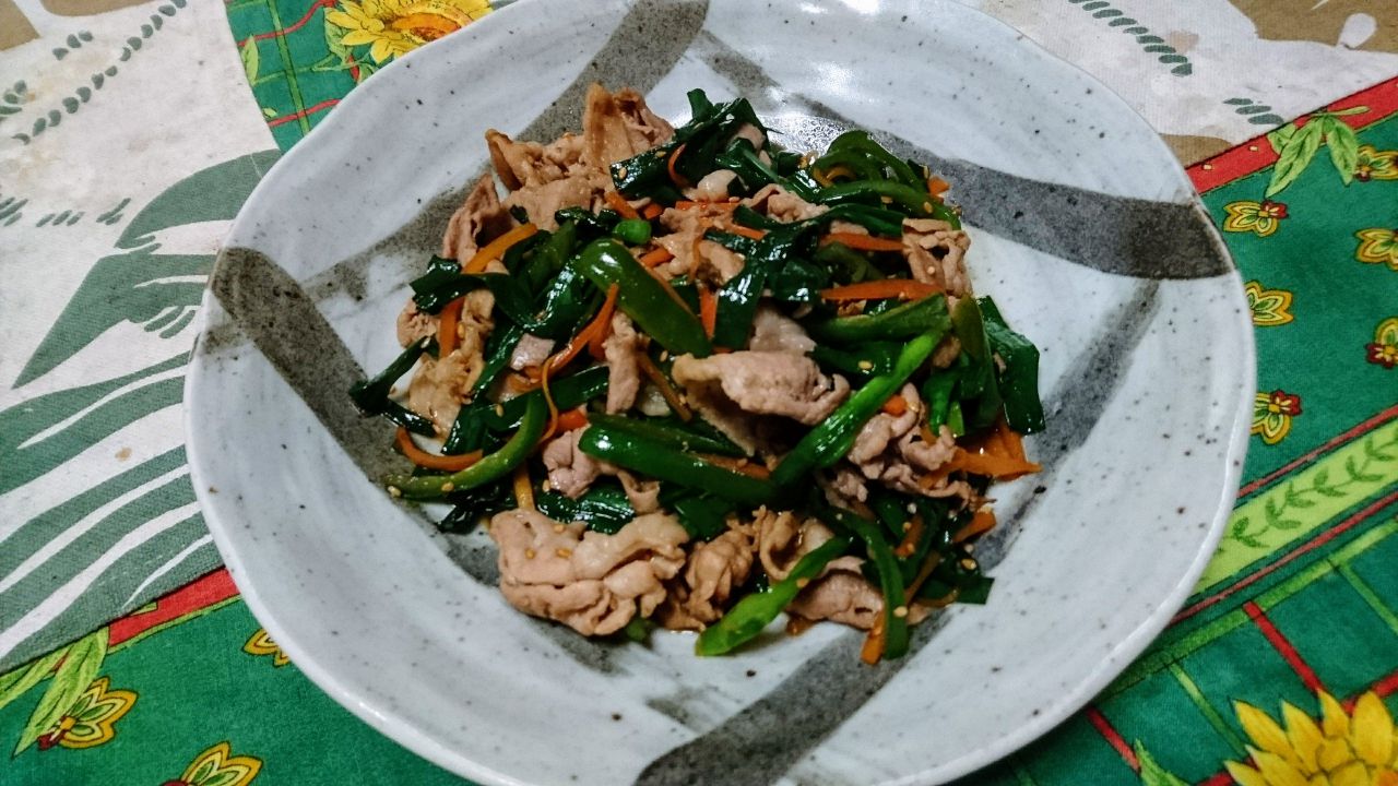 豚肉のプルコギ風