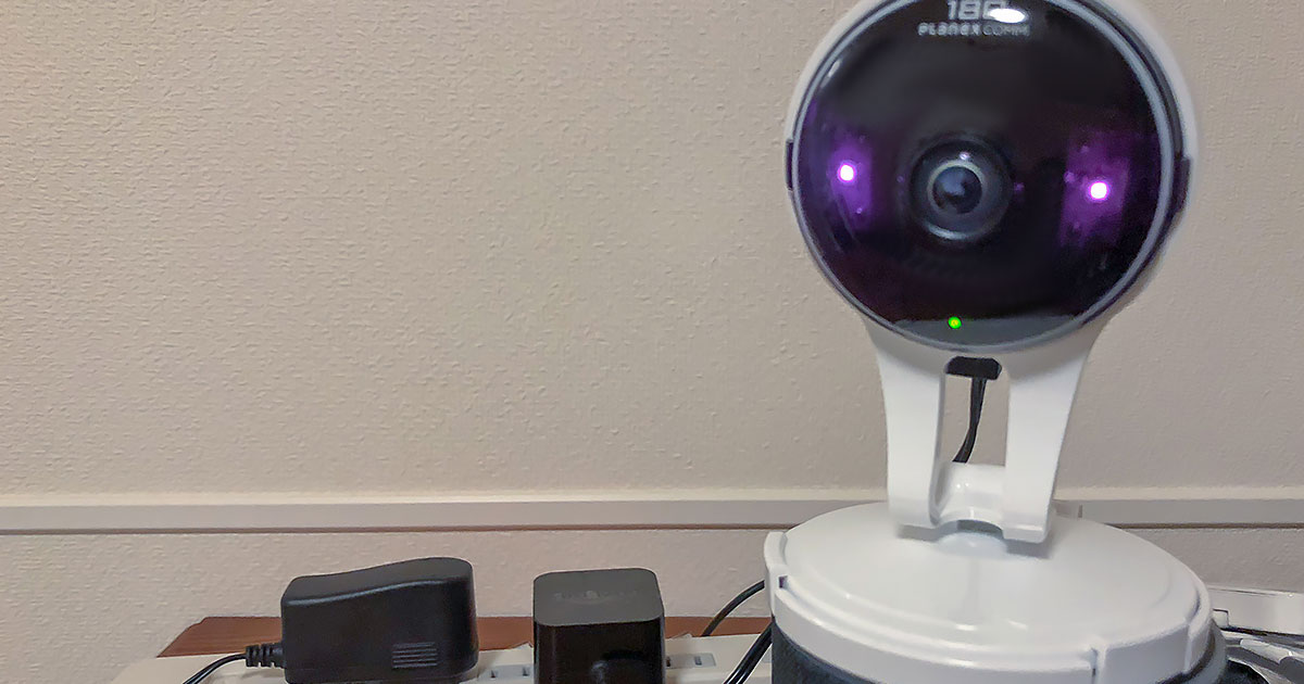 猫のお留守番時の様子の確認用に留守番カメラ（Webカメラ）を設置してみた